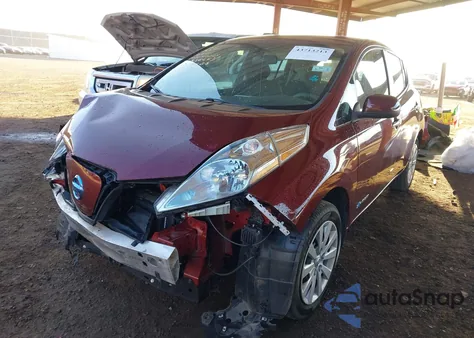 2017 Nissan Leaf S из США, поврежденный, VIN 1N4BZ0CP1HC308155